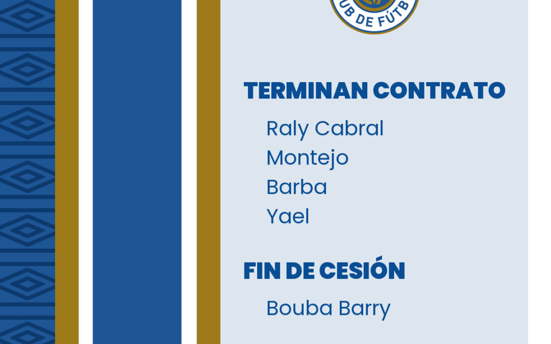 OFICIAL: Raly, Montejo, Barba, Yael y Bouba no seguirán en el Vélez CF