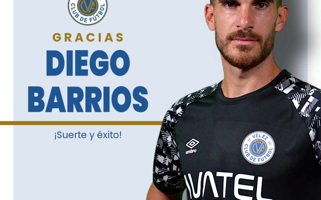 Diego Barrios causa baja